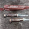 Wood Jewel Double Knife With Opening Brown 1 Wood Jewel Double Knife With Opening Brown -Knife Promotional Store 23avkr