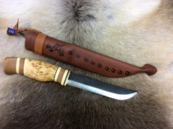 Wood Jewel Lappish Knife