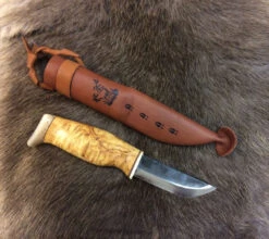 Wood Jewel Skinning Knife