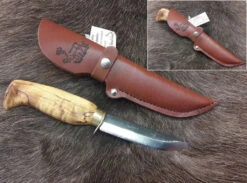 Wood Jewel Children's Knife With Guard