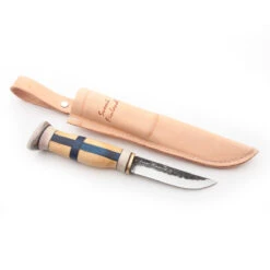 Wood Jewel Suomi Finland Anniversary Knife