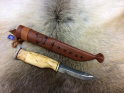 Wood Jewel Curly Birch Knife