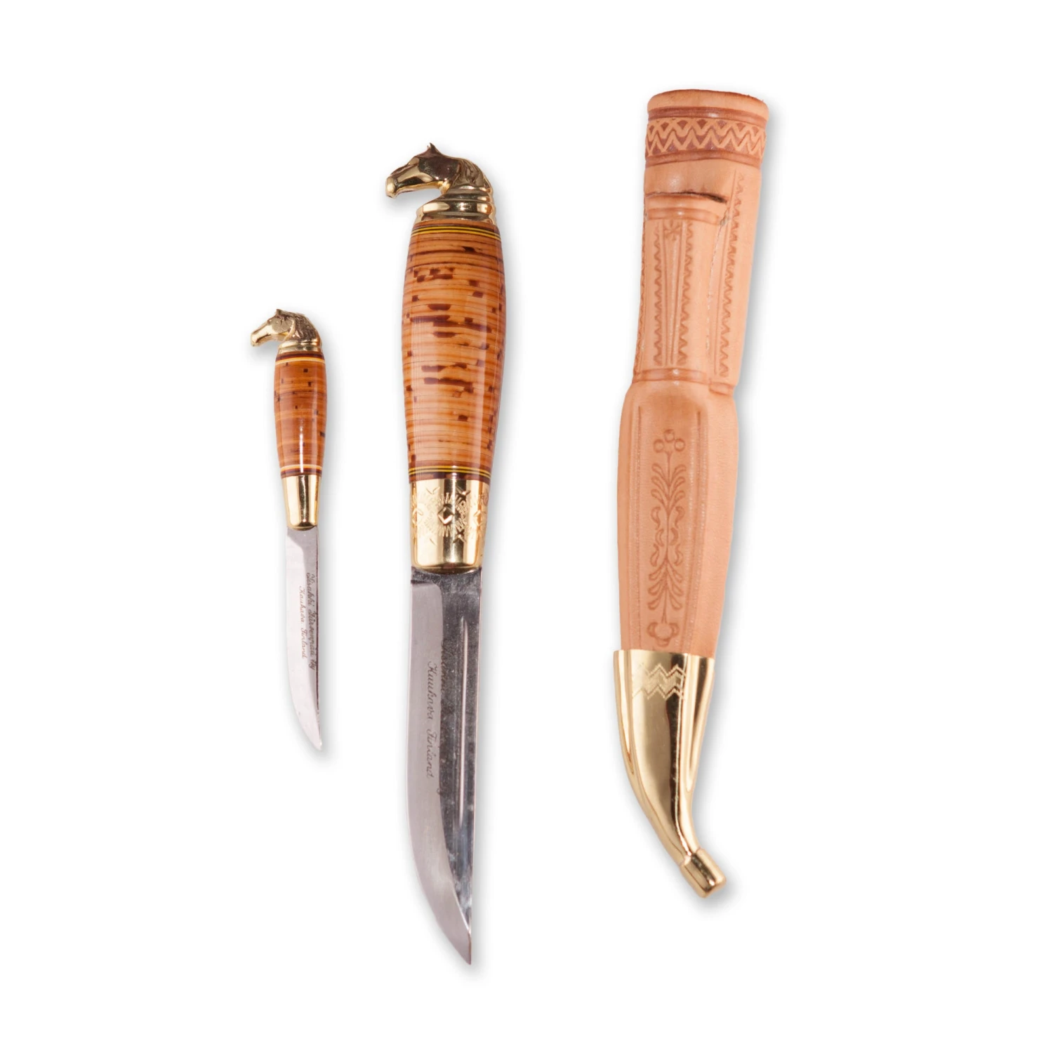 Järvenpää Kauhava Horse Head Double Knife 4 Järvenpää Kauhava Horse Head Double Knife - Image 2