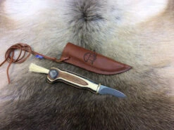 Wood Jewel Mushroom Knife Zebra