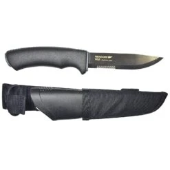 Mora Bushcraft Black Tactical Serrated Multi-Mount Knife