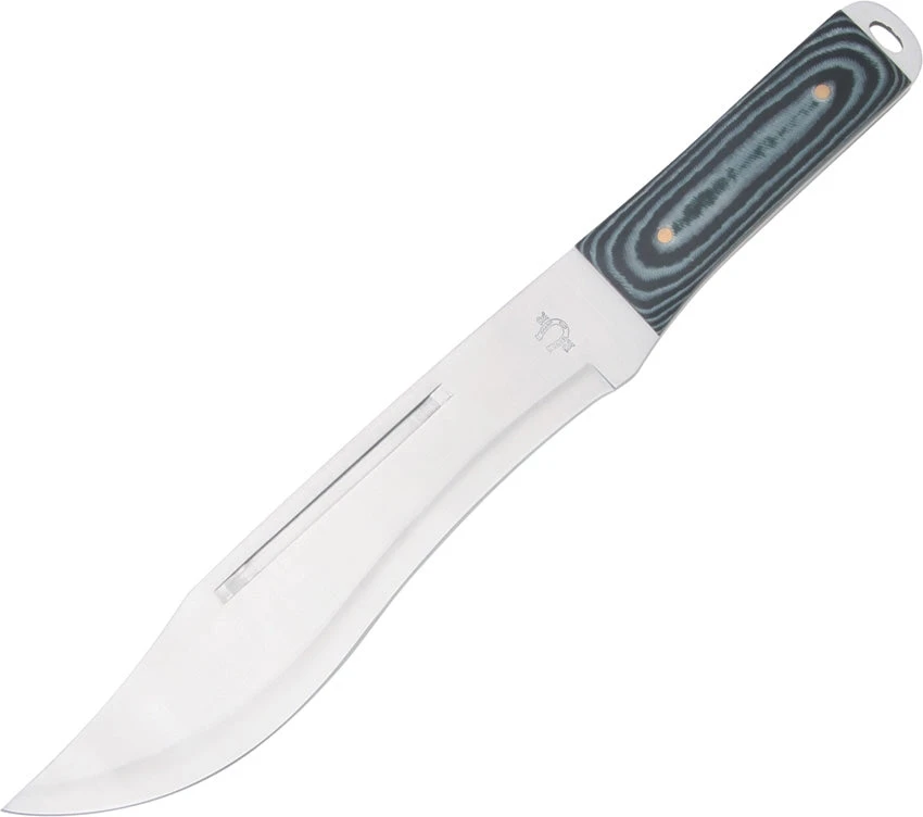 Large Bowie-Style Throwing Knife 3 Large Bowie-Style Throwing Knife