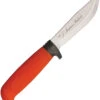 Marttiini Lynx Basic Skinner Knife, Orange Handle -Knife Promotional Store skinner orange