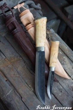 Järvenpää Puukko And Leuku Combination Carbon Steel Knife